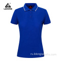 Пользовательские логотипы печатают сублимацию Unisex Sport Polo футболка